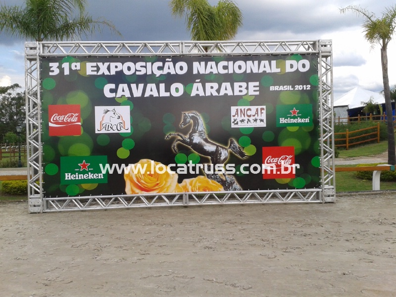 Backdrop de Pista - Expo Cavalo Árabe 2012