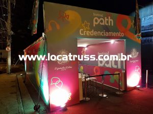 Tenda para credenciamento